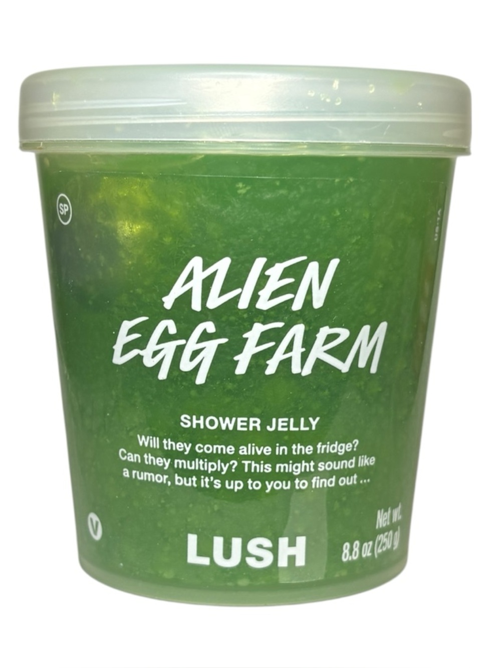 Lush Alien Egg Farm Shower Jelly Body Wash Zesty Lime Neroli Calacas Scent NWT